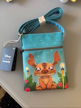 Loungefly Turquoise Tiki Stitch Crossbody Bag